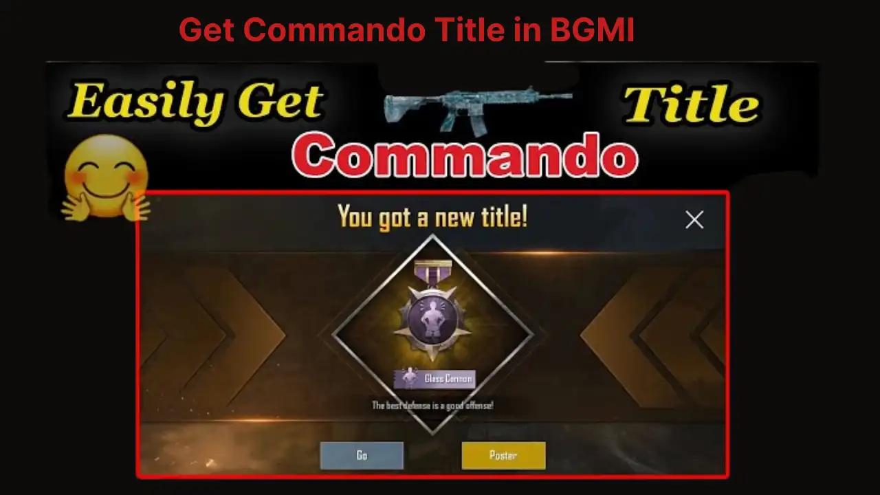 How To Get Commando Title in BGMI